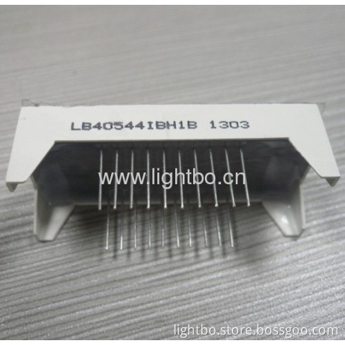 Ultra Blue Custom Design 0.54" 4-digit 14-segment Alphanumeric Led Displays With Package Dimensions 50.4 X21.15 X 15 Mm 